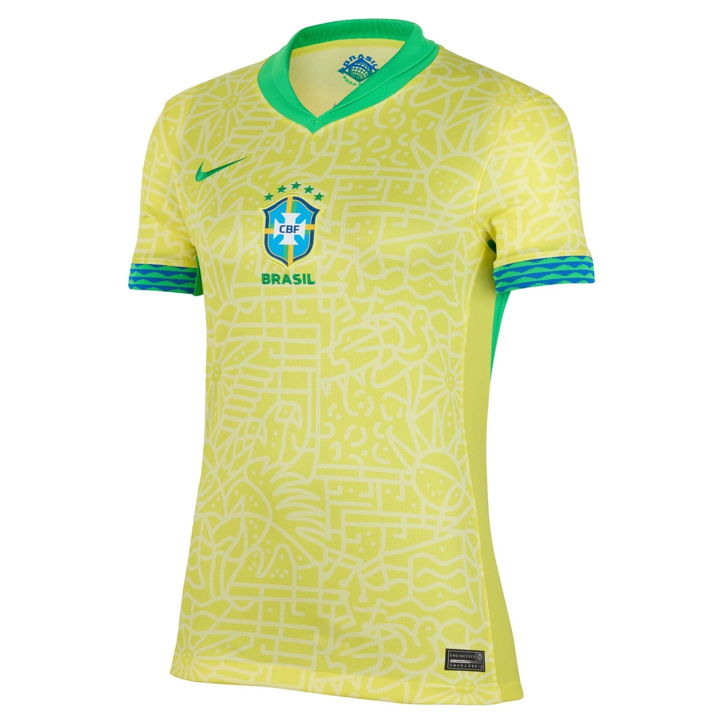 Men's Replica Nike Dri-FIT Soccer Brazil 2024 Home Jersey