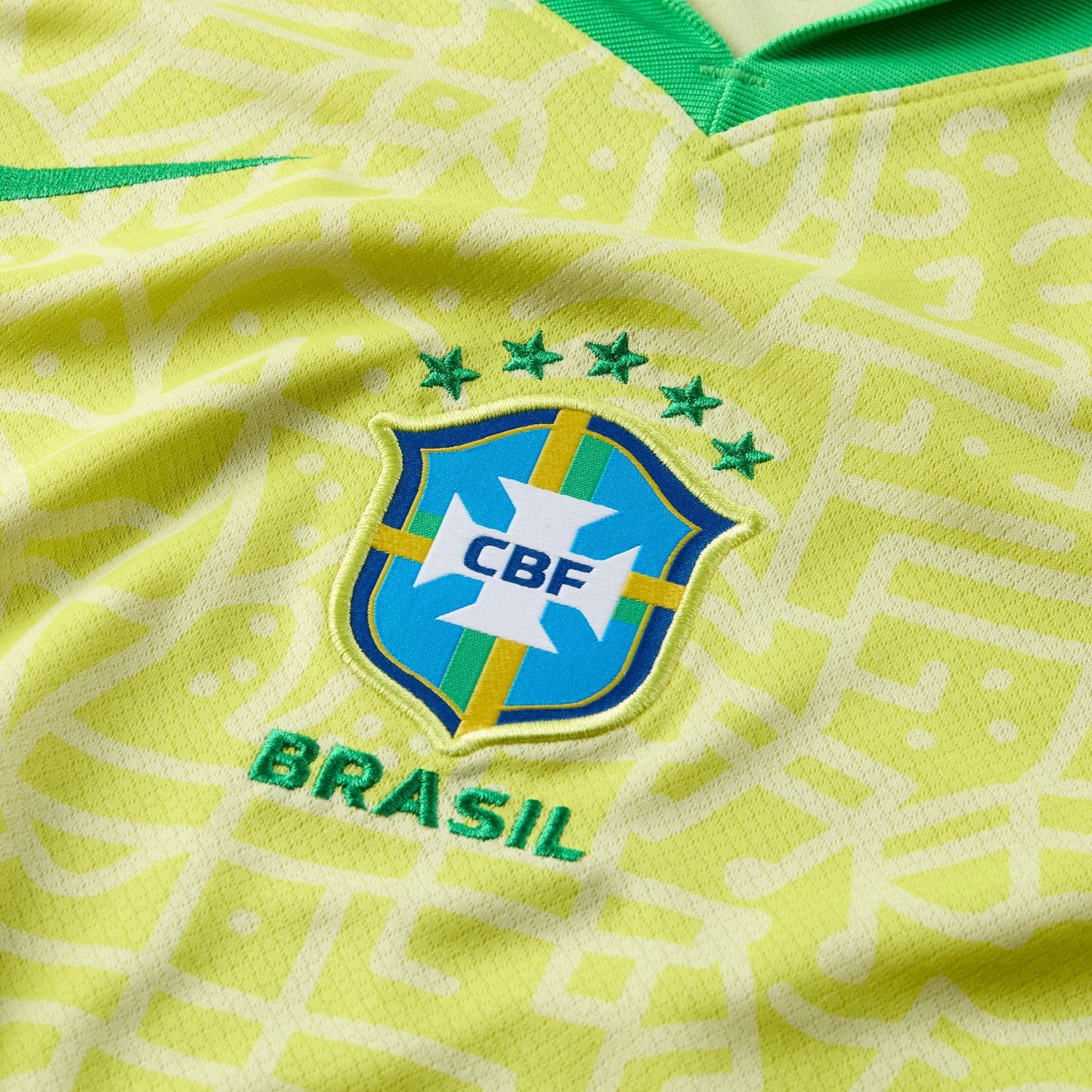 Men's Replica Nike Dri-FIT Soccer Brazil 2024 Home Jersey