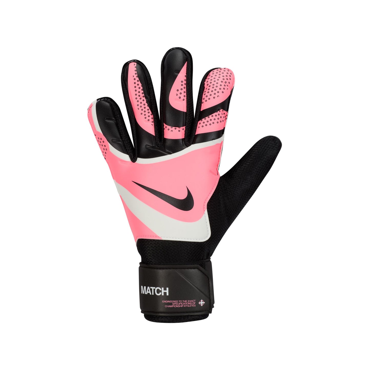 Nike Junior Match Goalkeeper Glove - Black/Sunset Pulse/Black