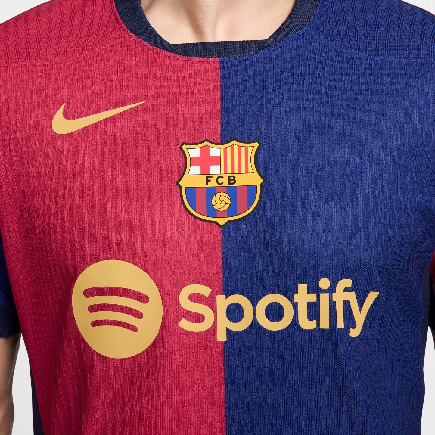 Youth Replica Nike Barcelona Home Jersey 24/25