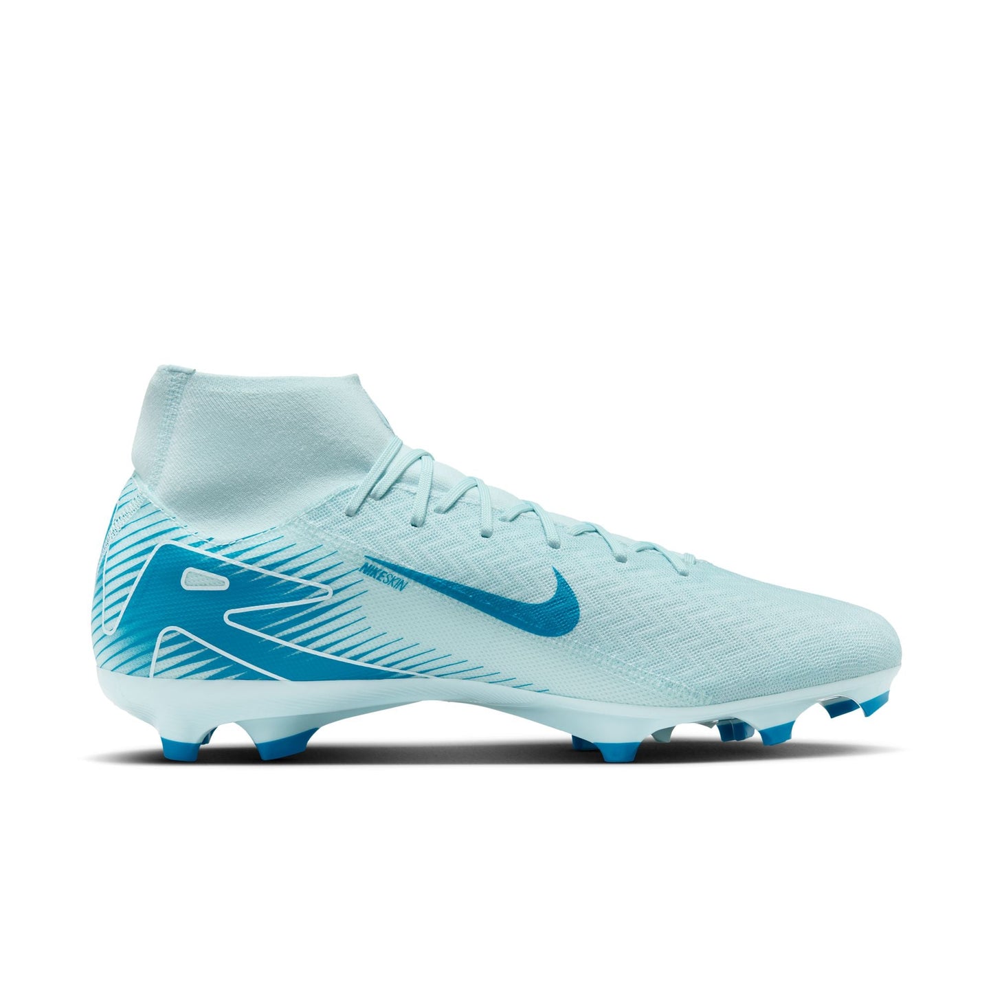 Nike Air Zoom Mercurial Superfly 10 Academy FG/MG Firm Ground Soccer Cleat - Glacier Blue/Blue Orbit