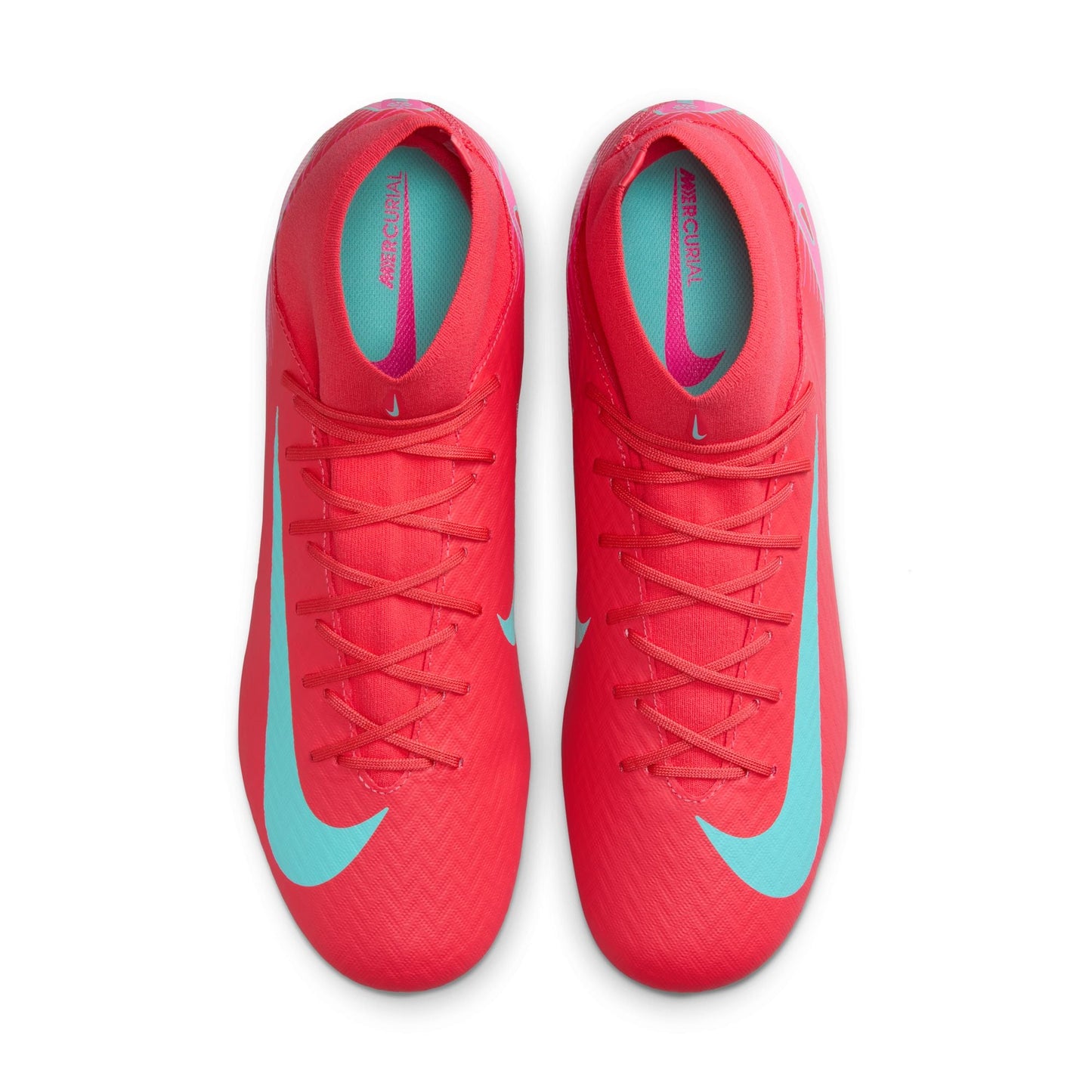 Nike Air Zoom Mercurial Superfly 10 Academy FG Firm Ground Soccer Cleat - Ember Glow/Aurora Green