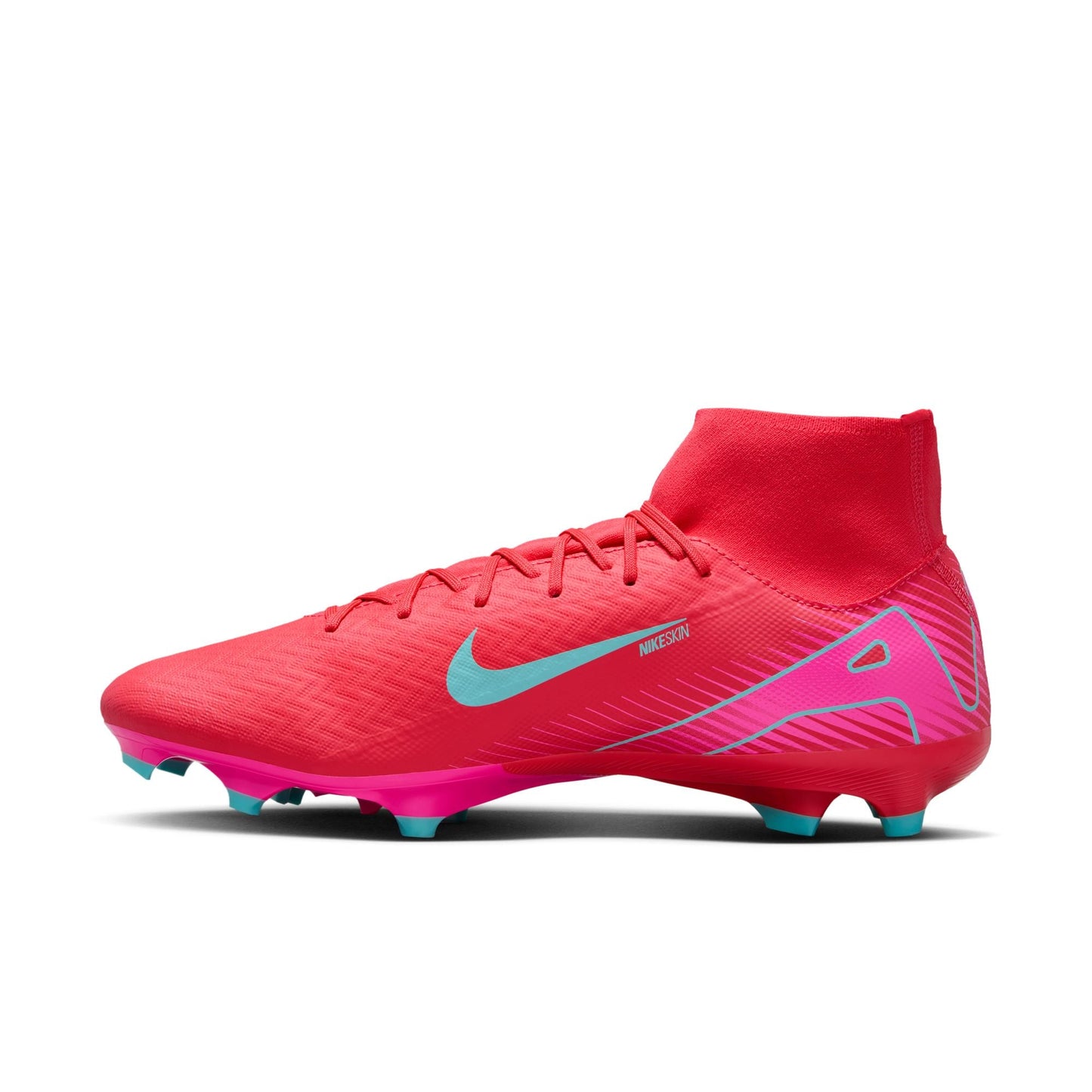 Nike Air Zoom Mercurial Superfly 10 Academy FG Firm Ground Soccer Cleat - Ember Glow/Aurora Green