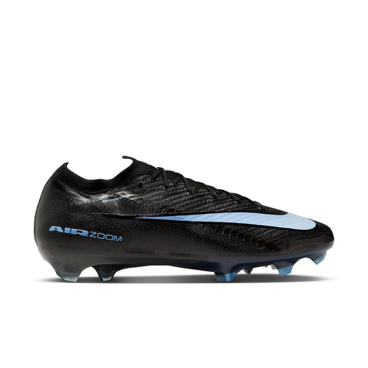 Nike Mercurial Vapor 16 Elite FG Firm Ground Soccer Cleats- Black/Ice Blue
