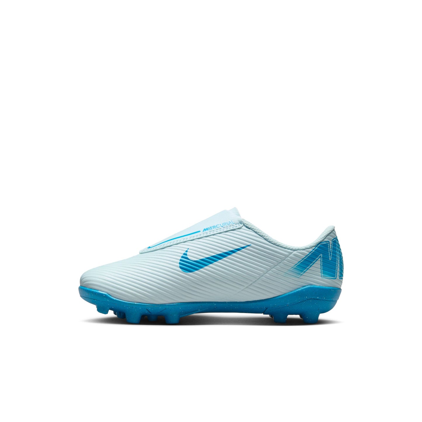 Nike Junior Mercurial Vapor 16 Club MG PS (V) Firm Ground Soccer Cleat - Glacier Blue/Black