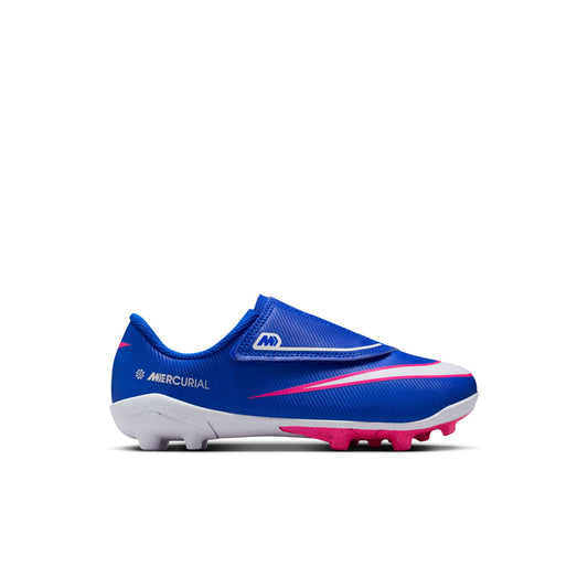 Nike Junior Mercurial Vapor 16 Club MG PS(V) Multi-Ground Soccer Cleat - Racer Blue/White
