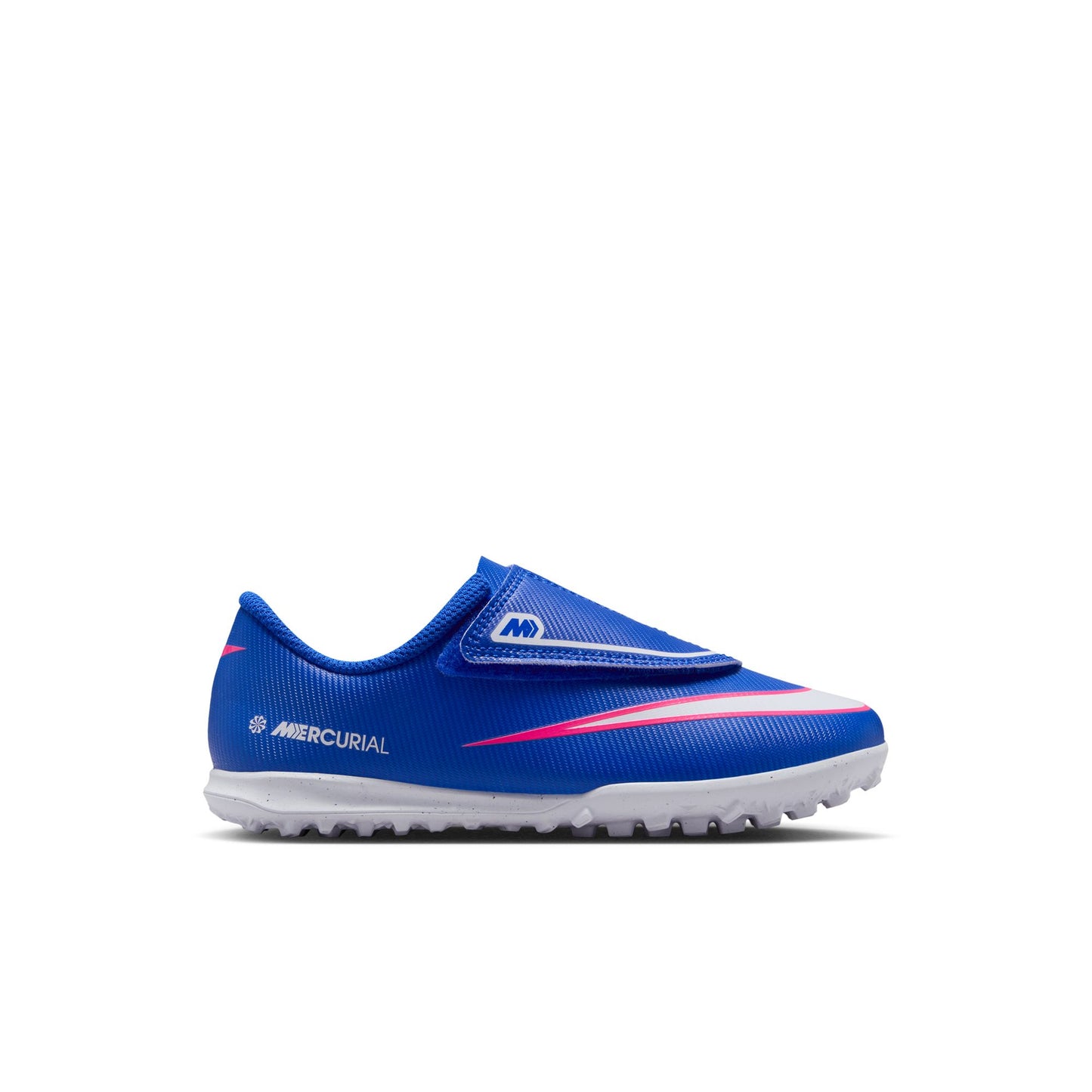 Nike Junior Mercurial Vapor 16 Club TF PS(V) Turf Soccer Cleat - Racer Blue/White