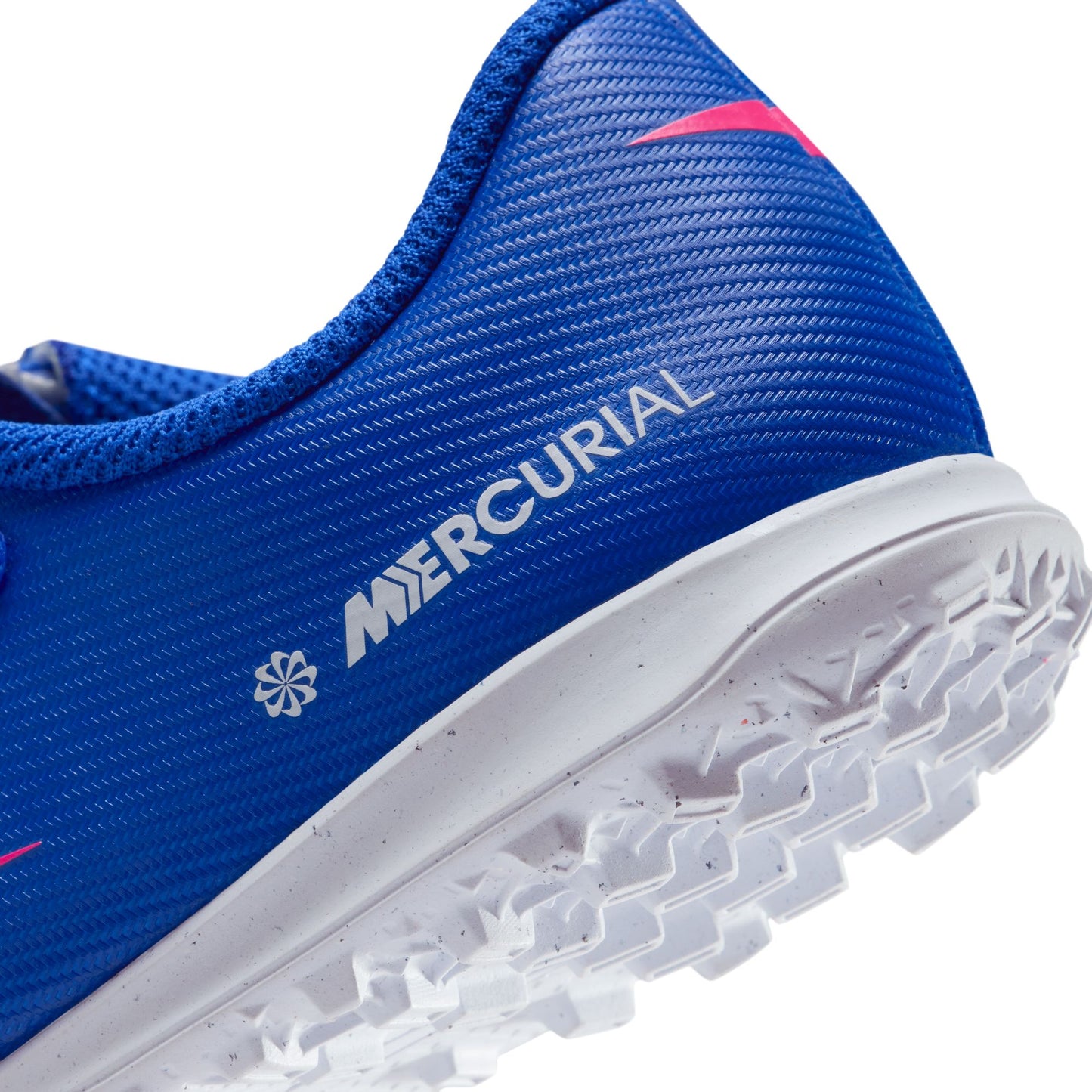 Nike Junior Mercurial Vapor 16 Club TF PS(V) Turf Soccer Cleat - Racer Blue/White