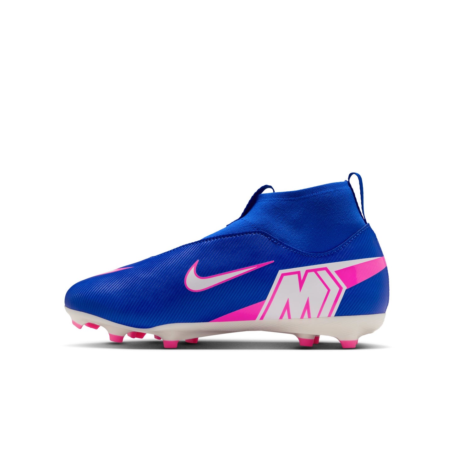 Nike Junior Mercurial Superfly 10 Academy FG Firm Ground Soccer Cleat - Racer Blue/White