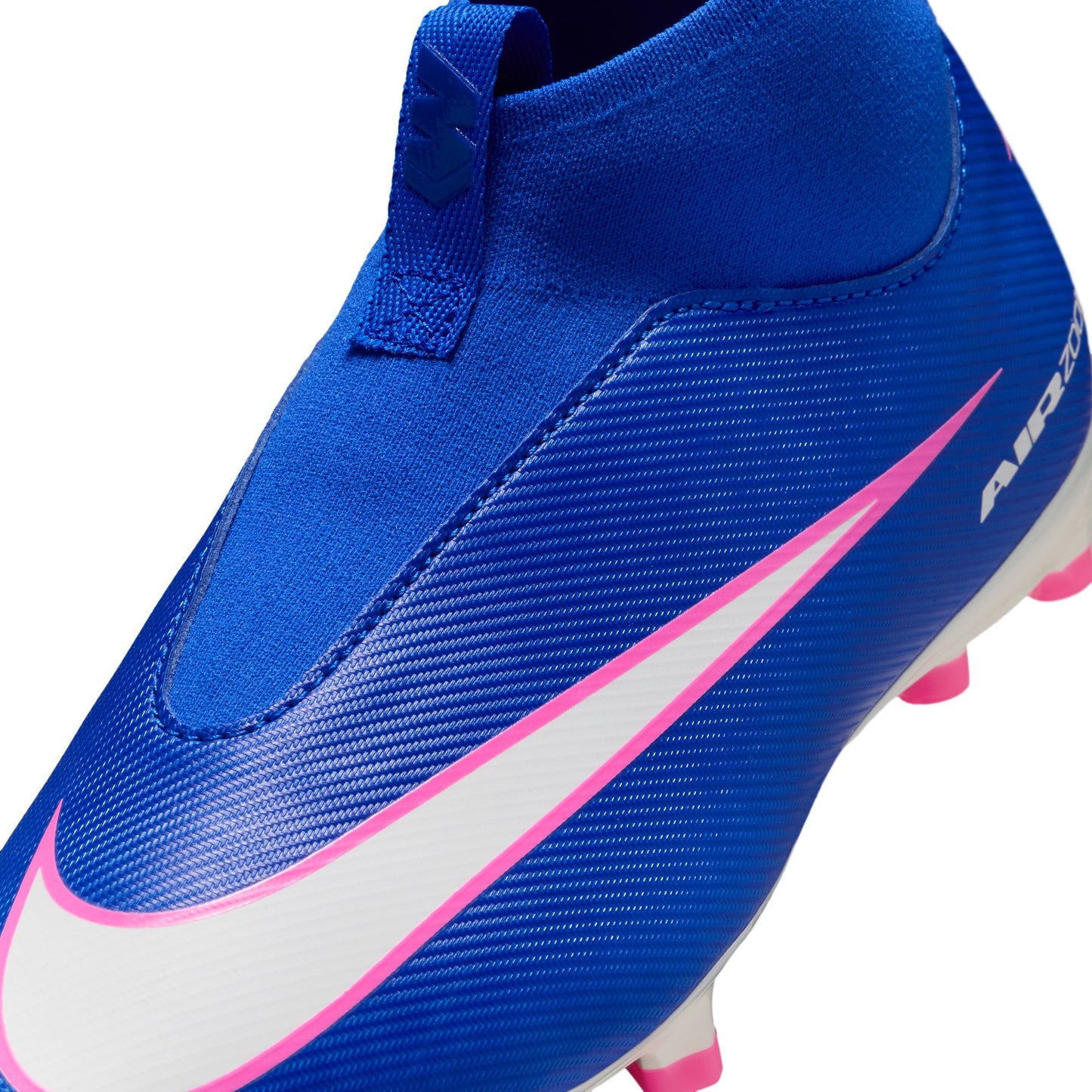 Nike Junior Mercurial Superfly 10 Academy FG Firm Ground Soccer Cleat - Racer Blue/White
