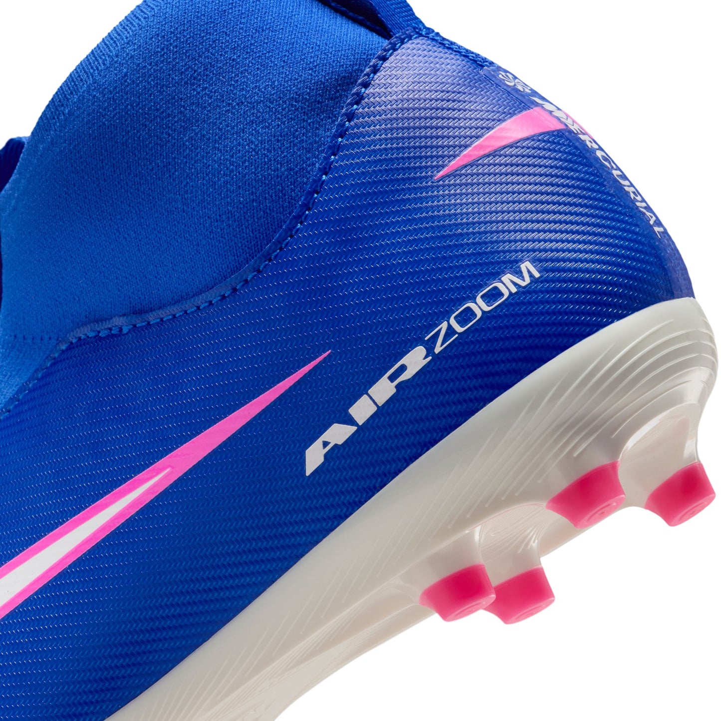 Nike Junior Mercurial Superfly 10 Academy FG Firm Ground Soccer Cleat - Racer Blue/White
