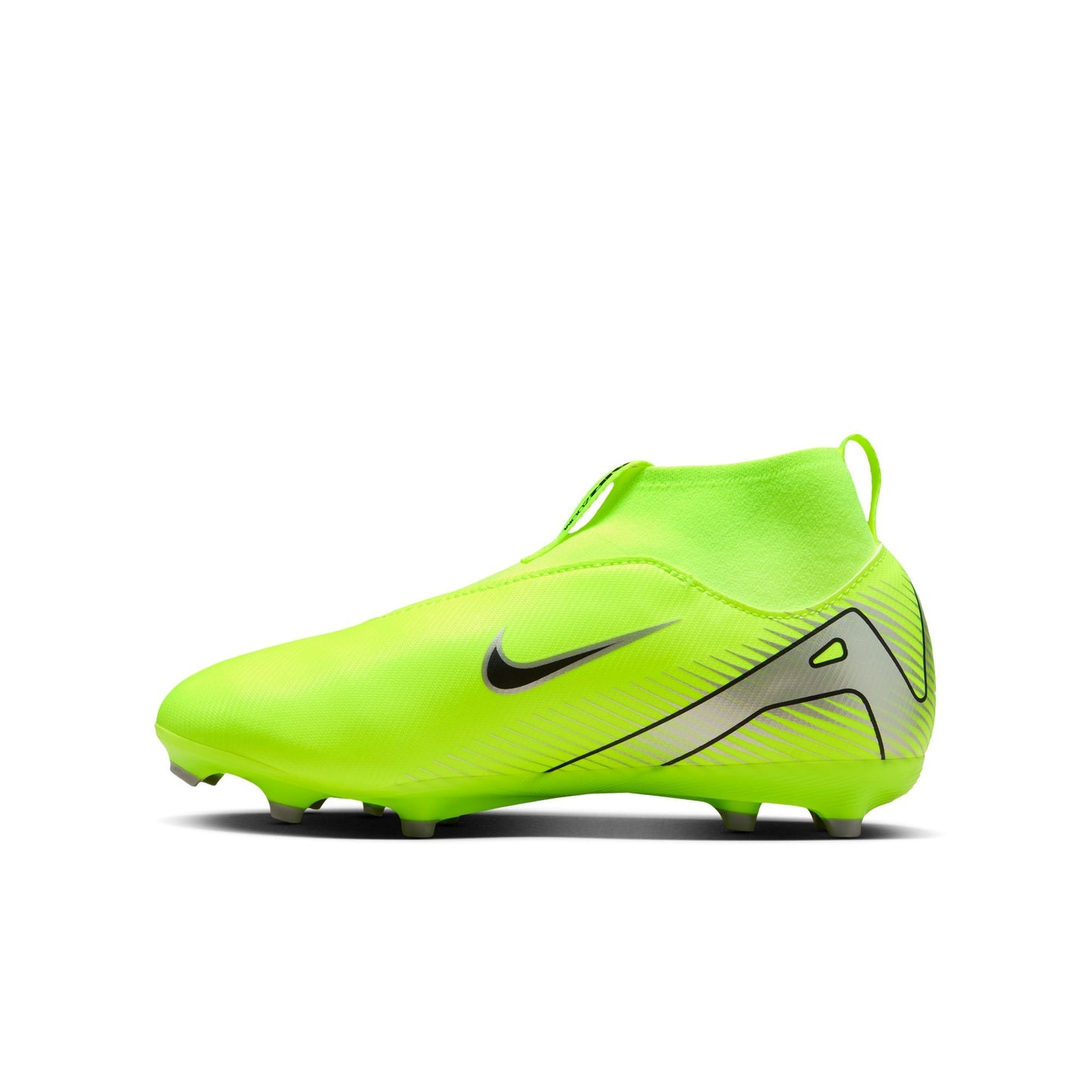 Nike Junior Zoom Mercurial Superfly 10 Academy FG Firm Ground Soccer Cleat - Volt/Black