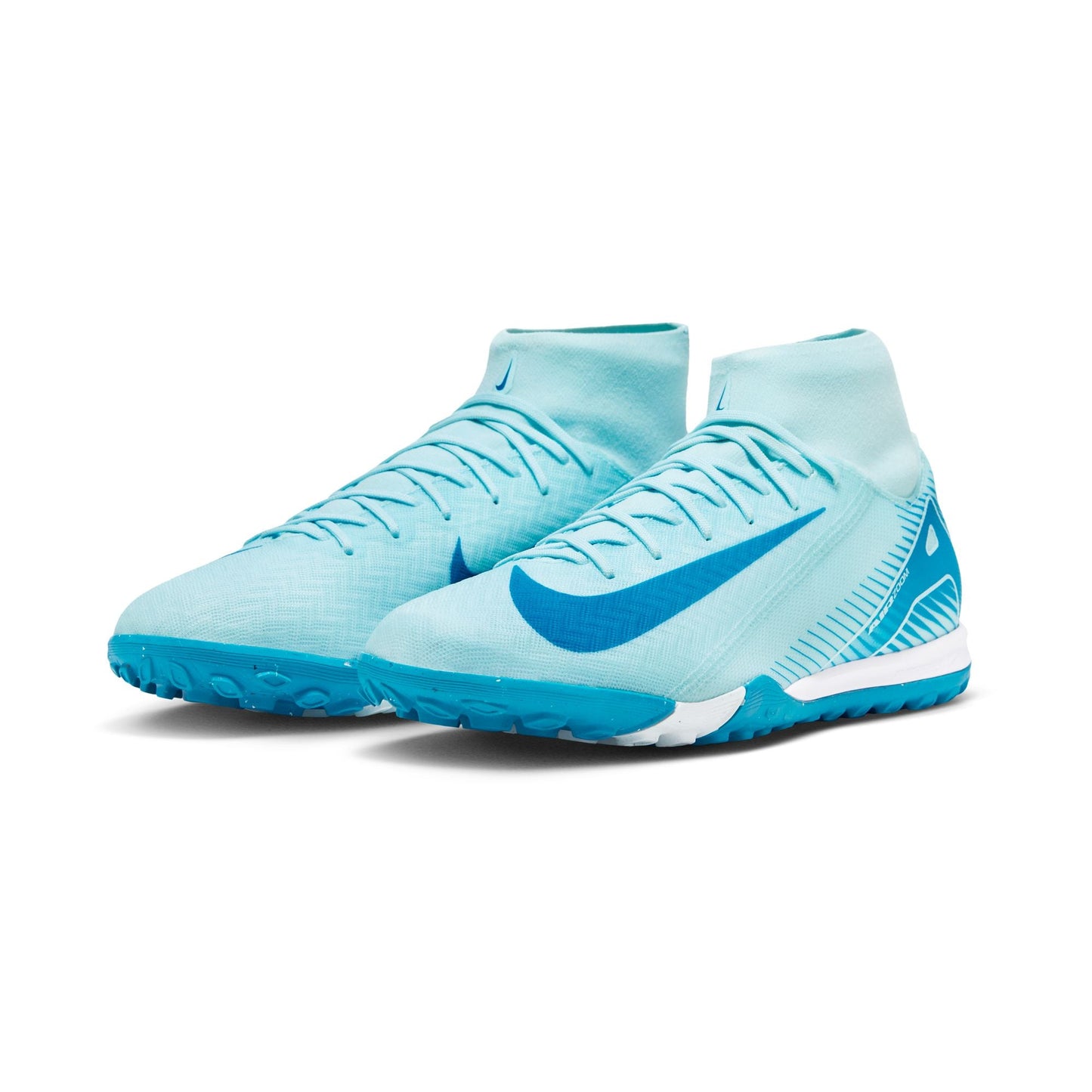 Nike Air Zoom Mercurial Superfly 10 Academy TF Turf Soccer Cleat - Glacier Blue/Blue Orbit