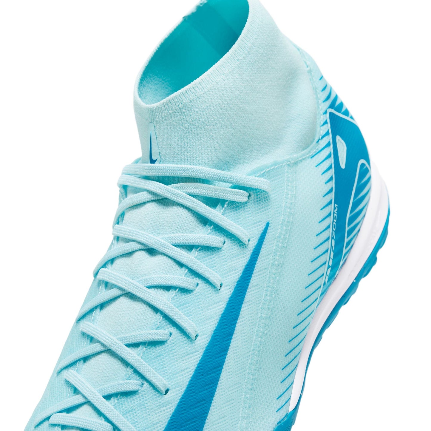 Nike Air Zoom Mercurial Superfly 10 Academy TF Turf Soccer Cleat - Glacier Blue/Blue Orbit