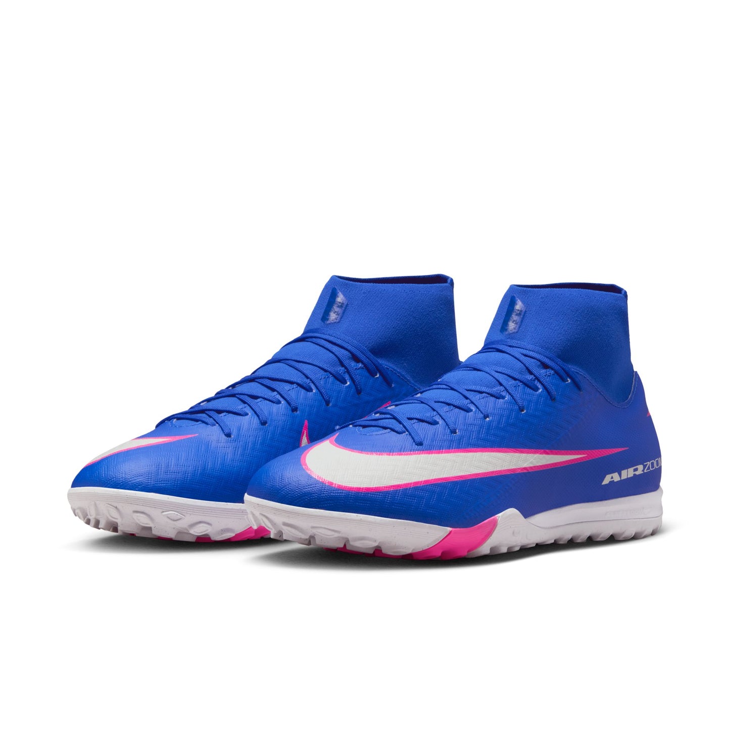 Nike Mercurial Superfly 10 Academy TF Turf Soccer Cleat - Racer Blue/White