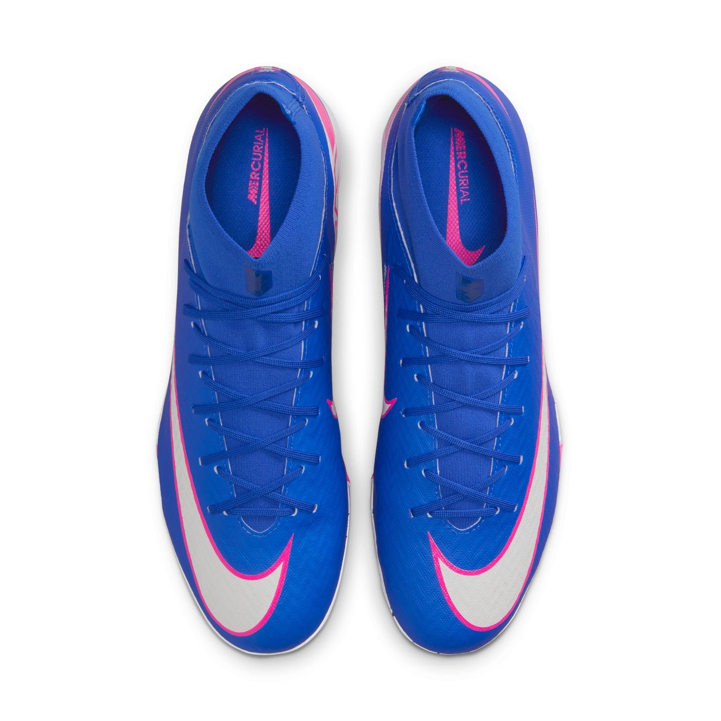 Nike Mercurial Superfly 10 Academy TF Turf Soccer Cleat - Racer Blue/White