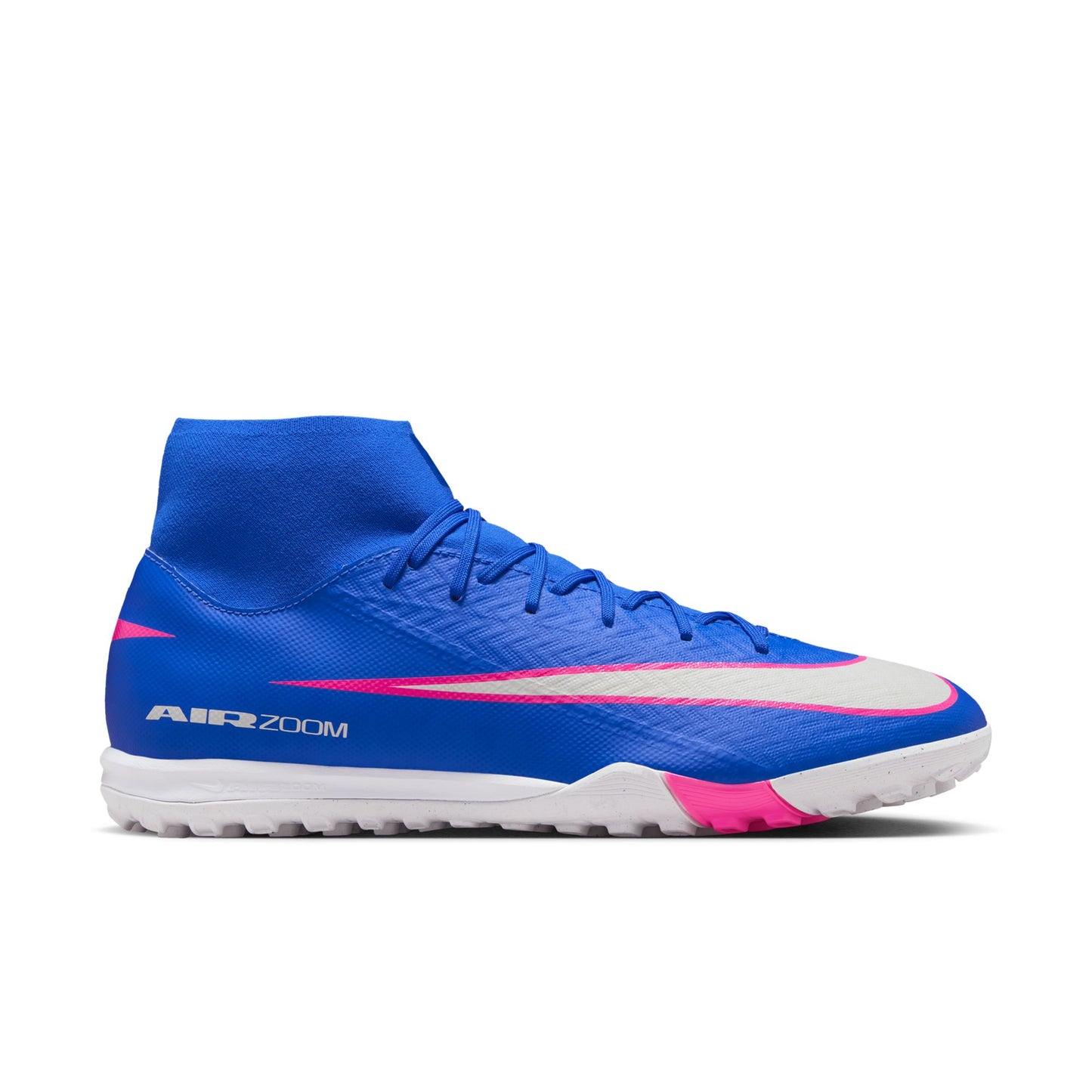Nike Mercurial Superfly 10 Academy TF Turf Soccer Cleat - Racer Blue/White