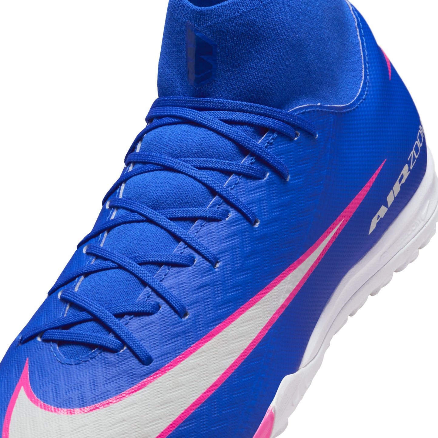 Nike Mercurial Superfly 10 Academy TF Turf Soccer Cleat - Racer Blue/White