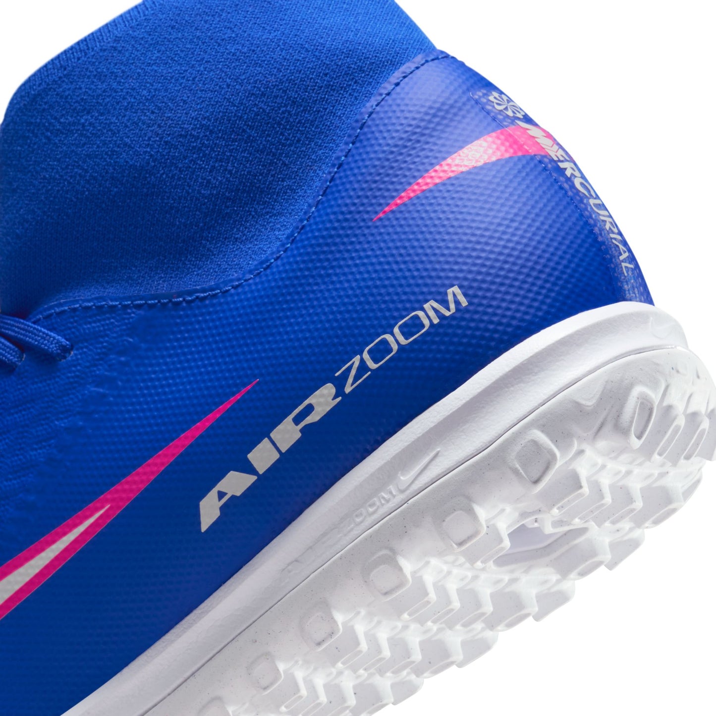 Nike Mercurial Superfly 10 Academy TF Turf Soccer Cleat - Racer Blue/White
