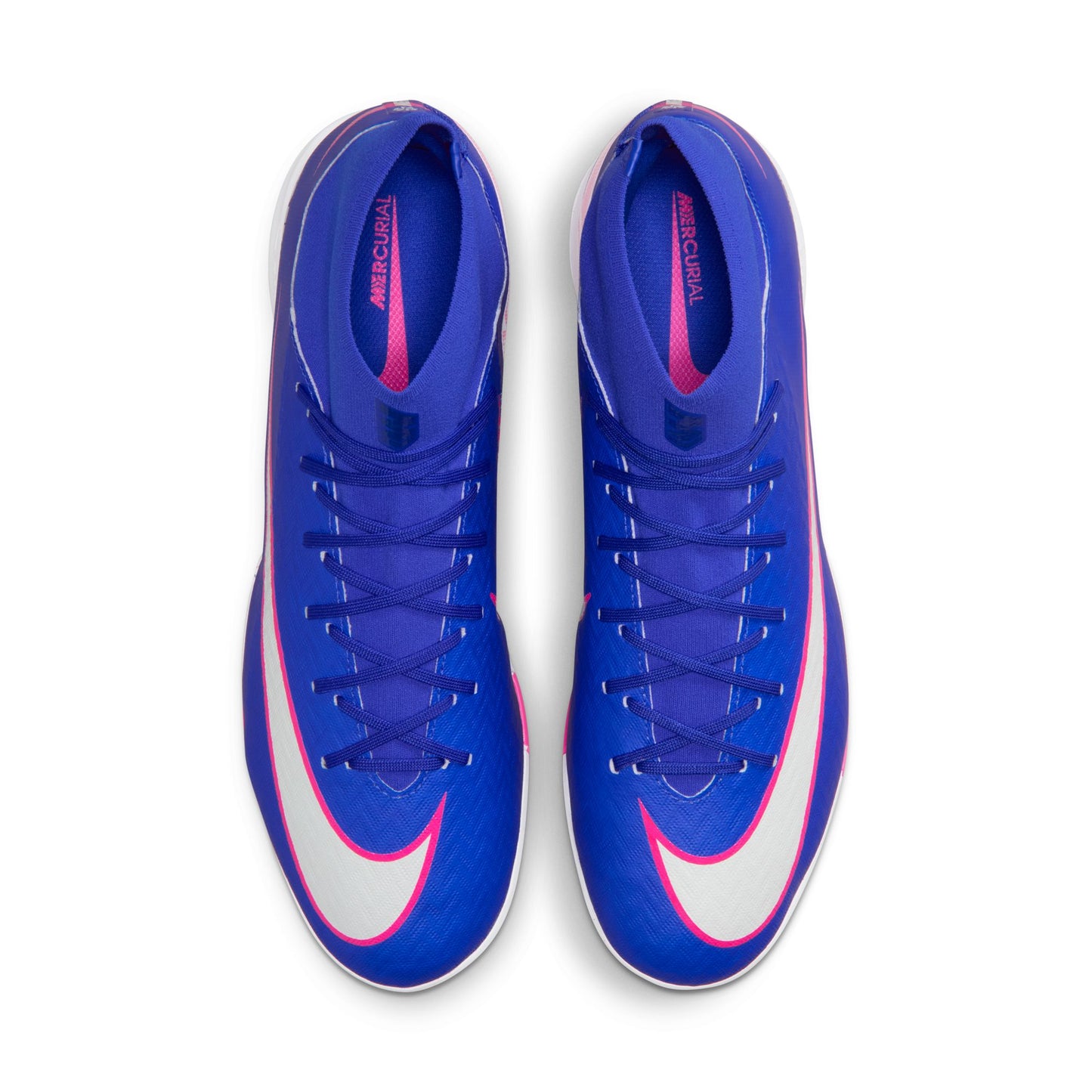 Nike Mercurial Superfly 10 Academy IC Indoor Soccer Shoe - Racer Blue/White