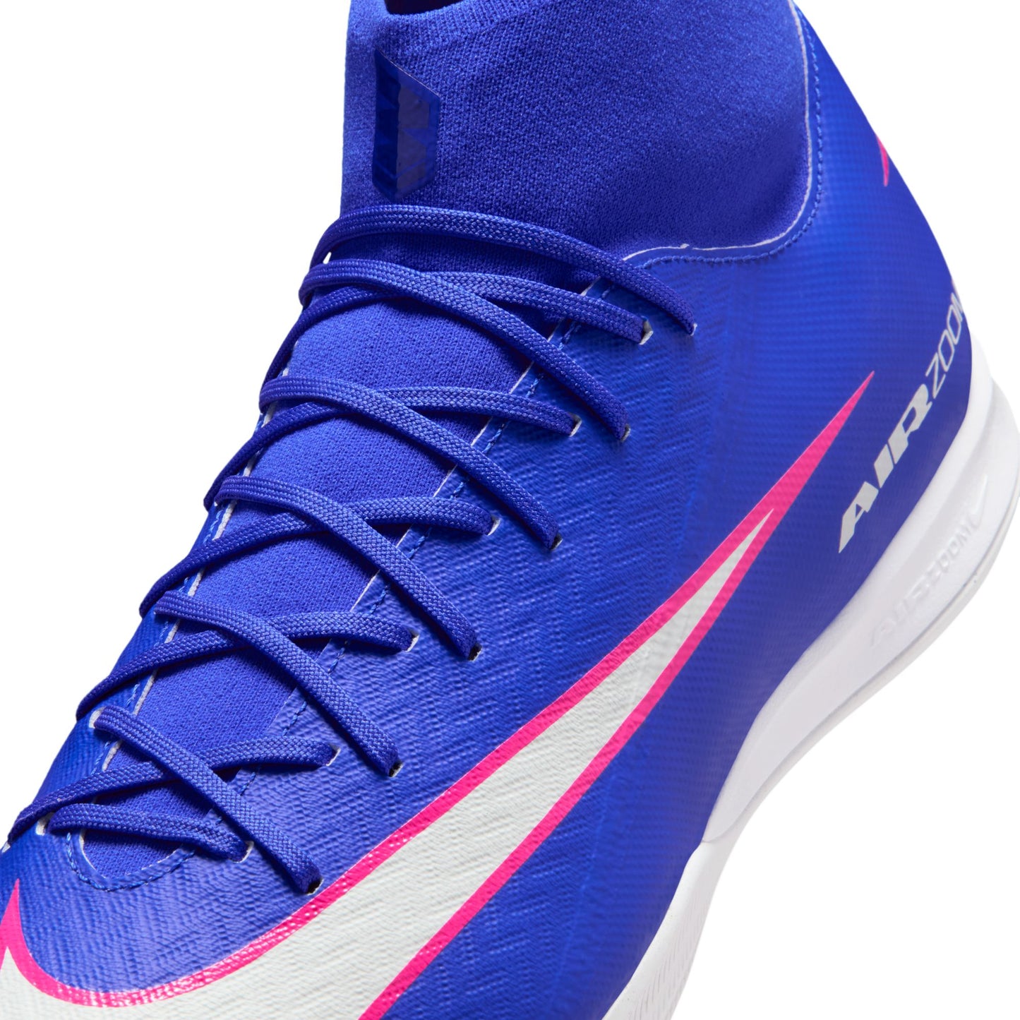 Nike Mercurial Superfly 10 Academy IC Indoor Soccer Shoe - Racer Blue/White