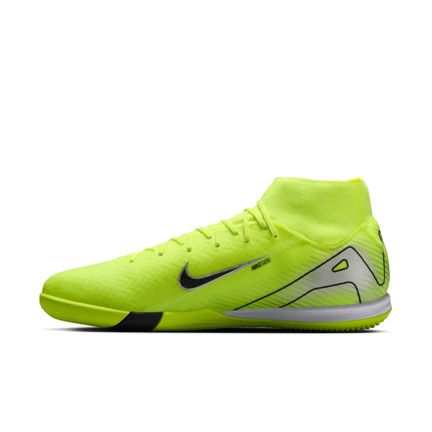 Nike Mercurial Superfly 10 Academy IN Indoor Soccer Shoe - Volt/Black