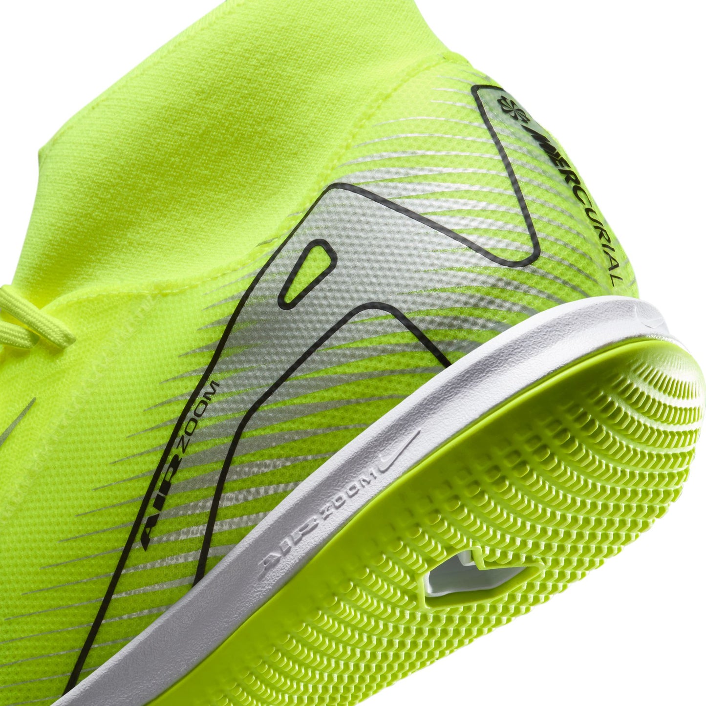 Nike Mercurial Superfly 10 Academy IN Indoor Soccer Shoe - Volt/Black