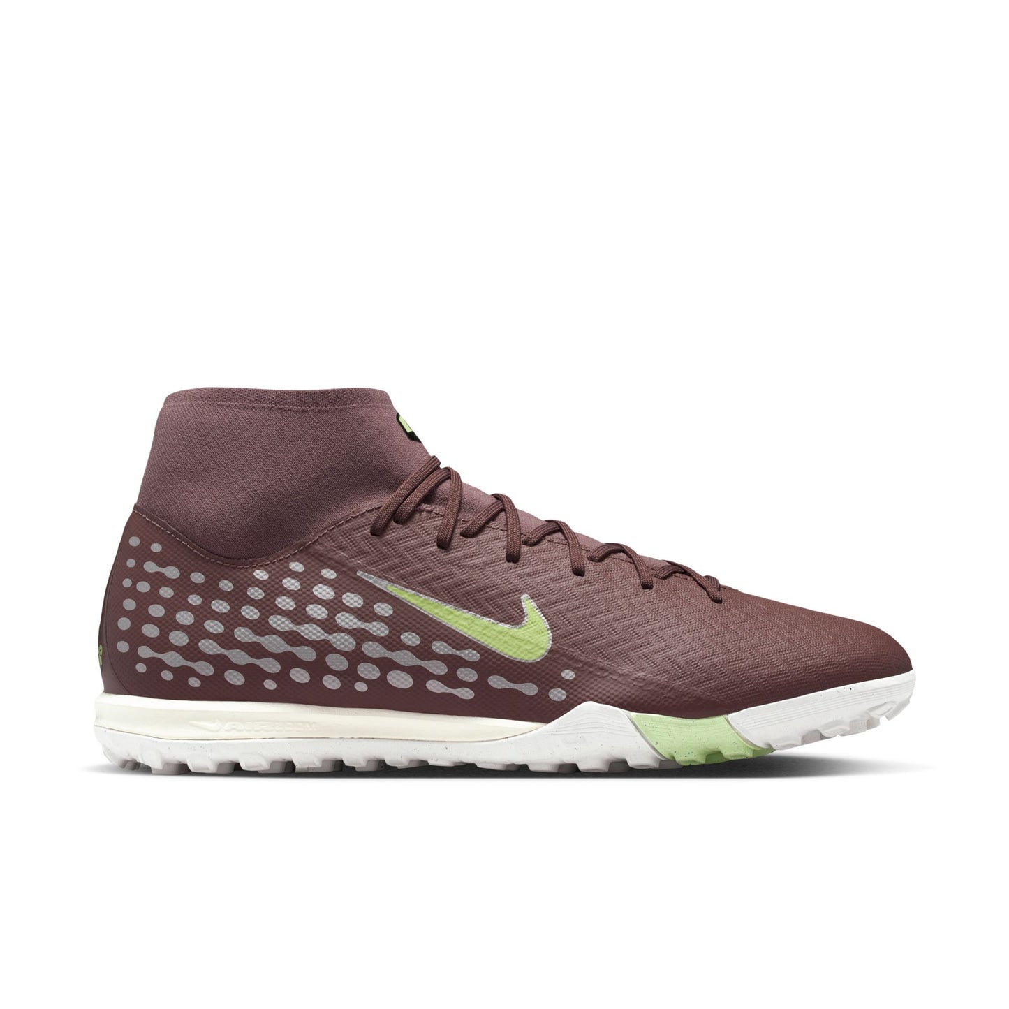 Nike "Kylian Mbappe" Mercurial Superfly 10 Academy TF Turf Soccer Cleat - Plum Eclipse/Metallic Silver