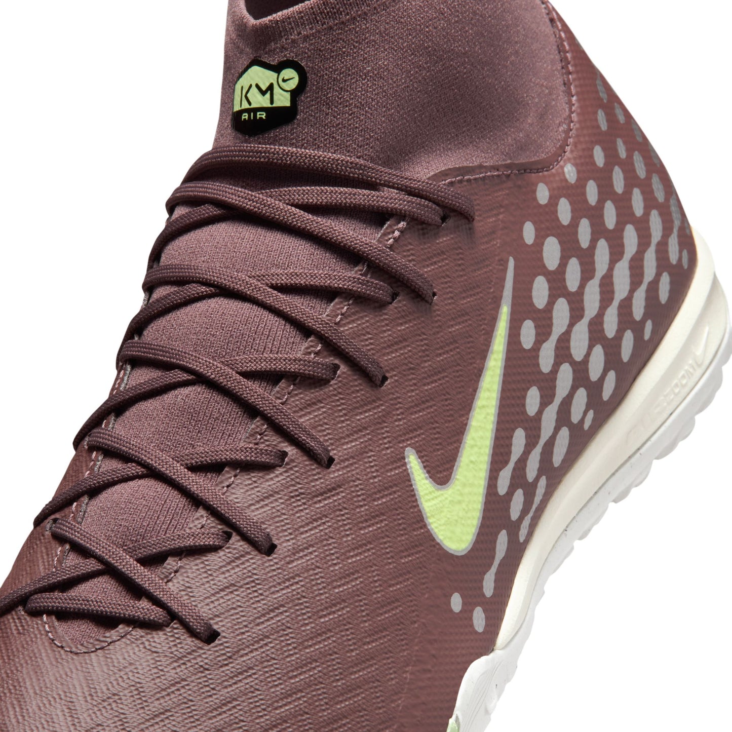 Nike "Kylian Mbappe" Mercurial Superfly 10 Academy TF Turf Soccer Cleat - Plum Eclipse/Metallic Silver