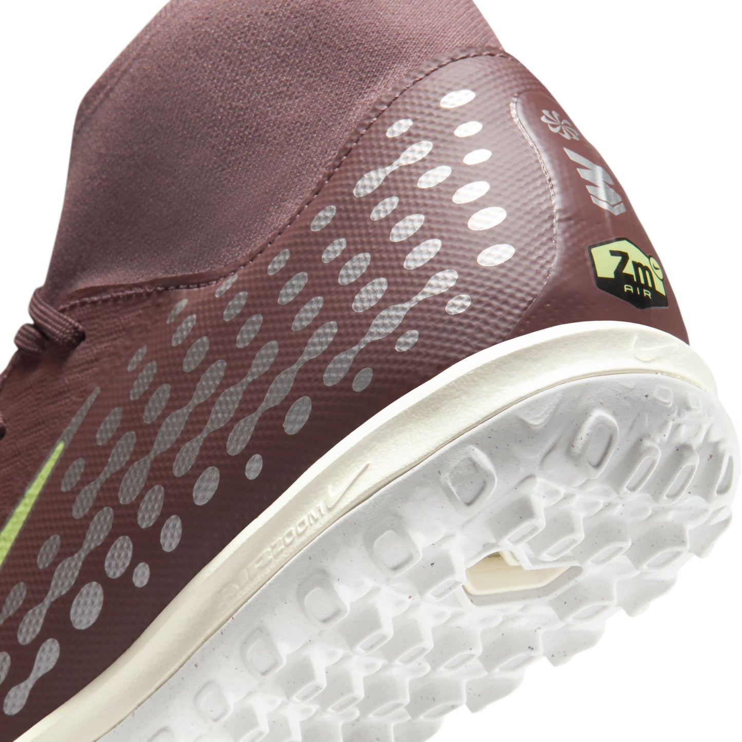 Nike "Kylian Mbappe" Mercurial Superfly 10 Academy TF Turf Soccer Cleat - Plum Eclipse/Metallic Silver