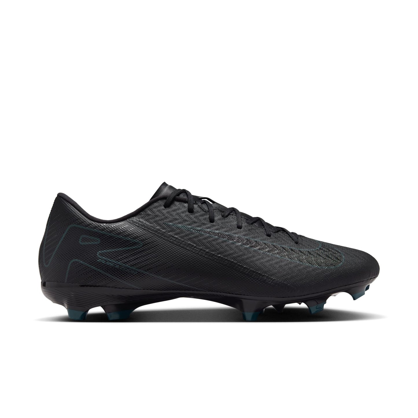 Nike Air Zoom Mercurial Vapor 16 Academy FG/MG Firm Ground Soccer Cleat - Black/Black-Deep Jungle