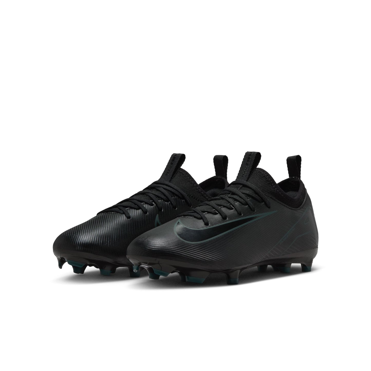 Nike Junior Zoom Mercurial Vapor 16 Academy FG Firm Ground Soccer Cleat - Black/Deep-Jungle/Black