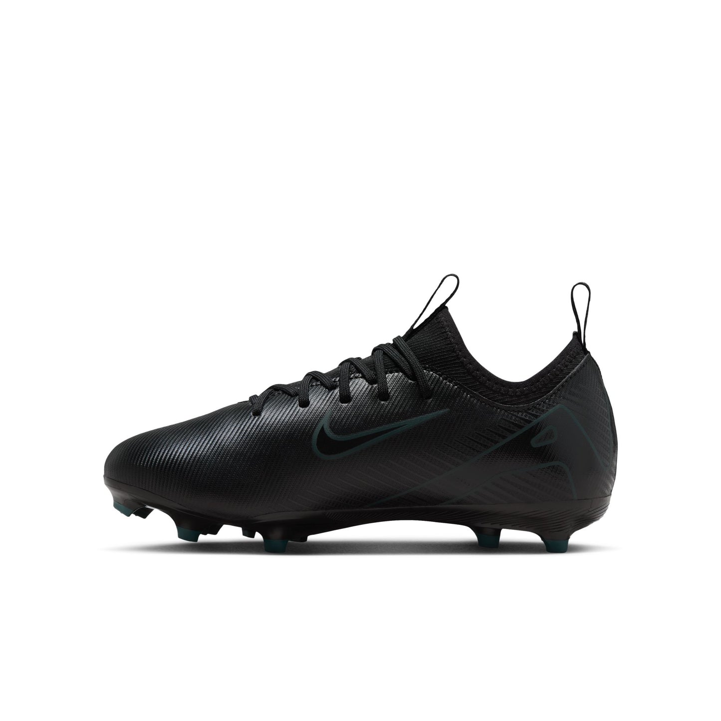 Nike Junior Zoom Mercurial Vapor 16 Academy FG Firm Ground Soccer Cleat - Black/Deep-Jungle/Black