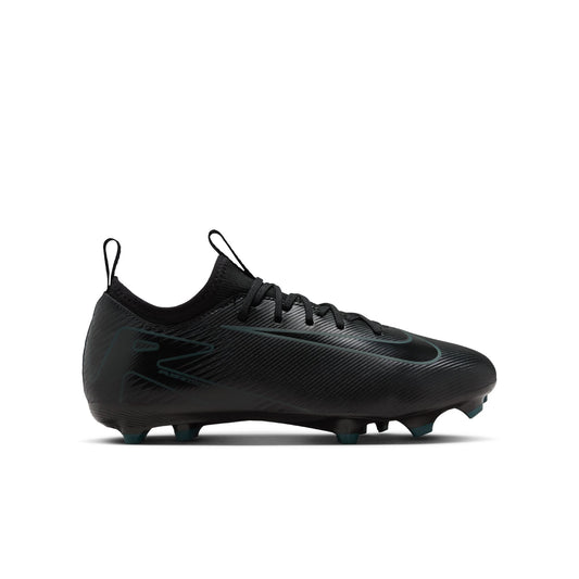 Nike Junior Zoom Mercurial Vapor 16 Academy FG Firm Ground Soccer Cleat - Black/Deep-Jungle/Black