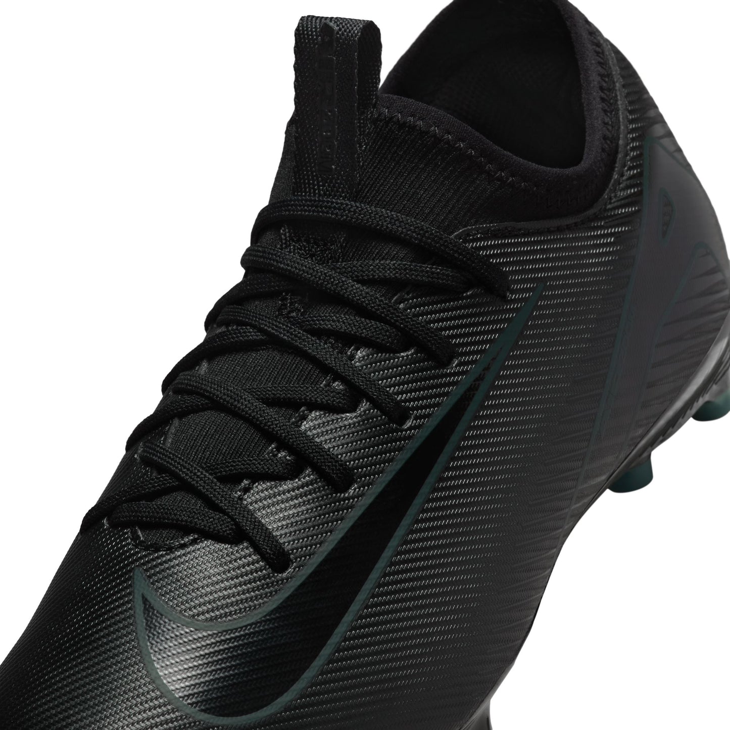 Nike Junior Zoom Mercurial Vapor 16 Academy FG Firm Ground Soccer Cleat - Black/Deep-Jungle/Black