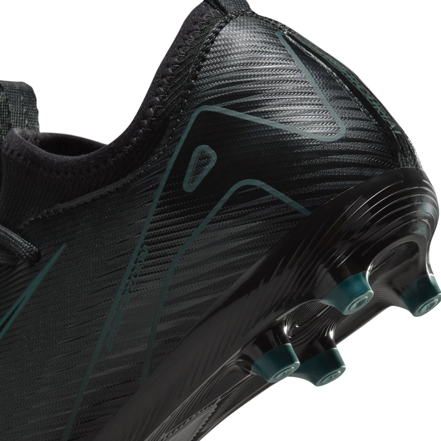 Nike Junior Zoom Mercurial Vapor 16 Academy FG Firm Ground Soccer Cleat - Black/Deep-Jungle/Black