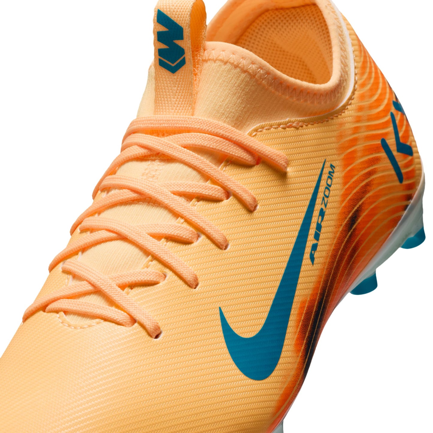 Nike Junior Mercurial Vapor Academy "Kylian Mbappe" FG Firm Ground Soccer Cleat - Melon Tint/Neon Turq/Igloo