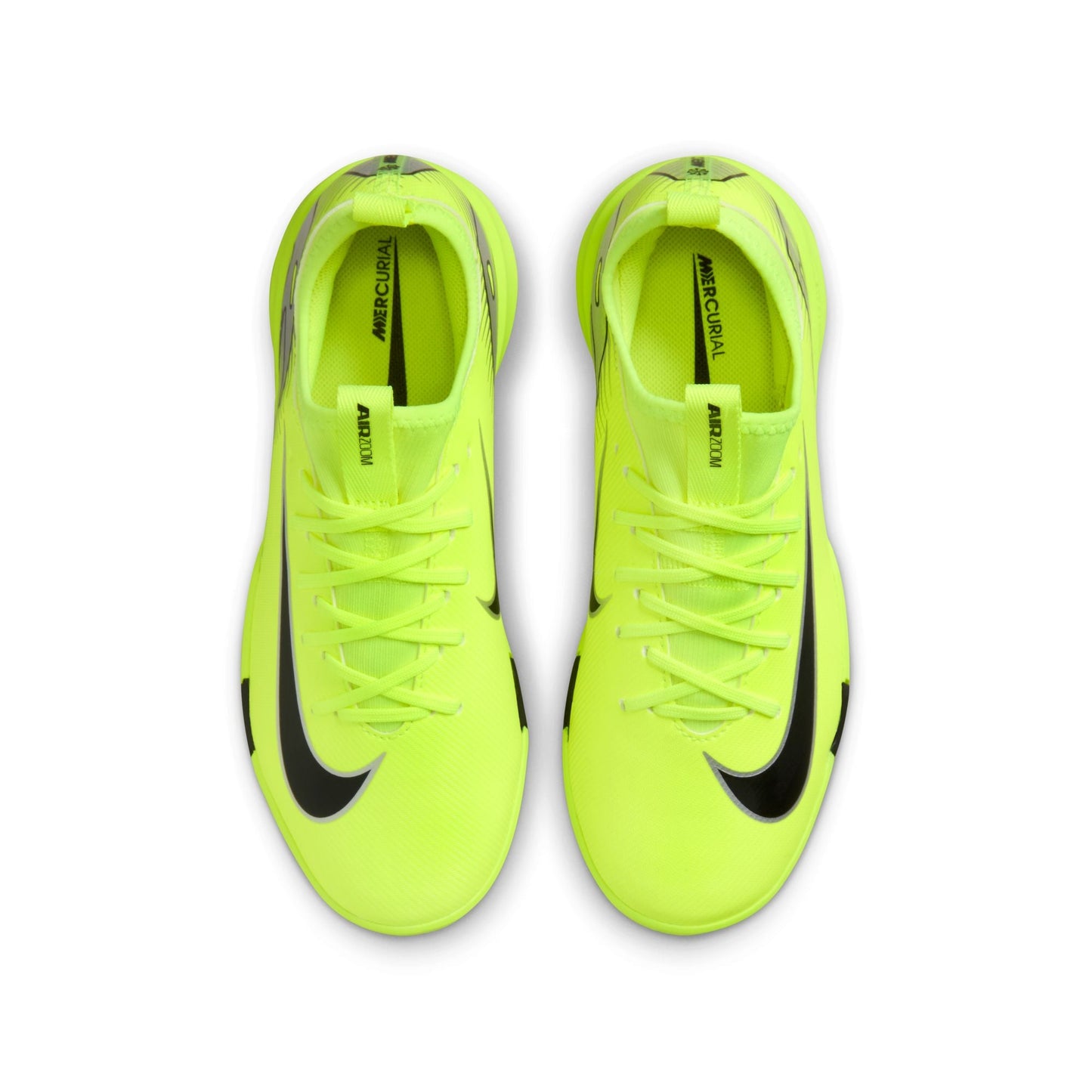 Nike Junior Zoom Mercurial Vapor 10 Academy IC Indoor Soccer Shoe - Volt/Black