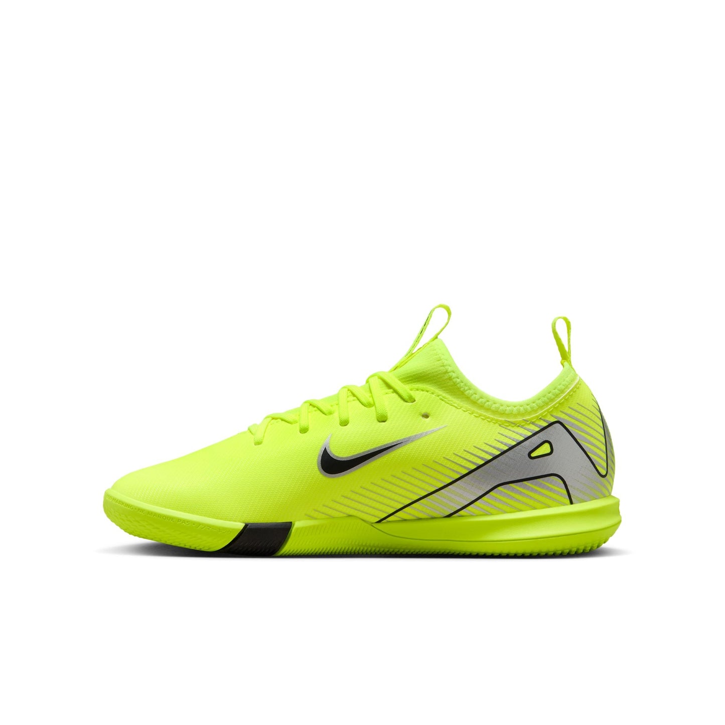 Nike Junior Zoom Mercurial Vapor 10 Academy IC Indoor Soccer Shoe - Volt/Black