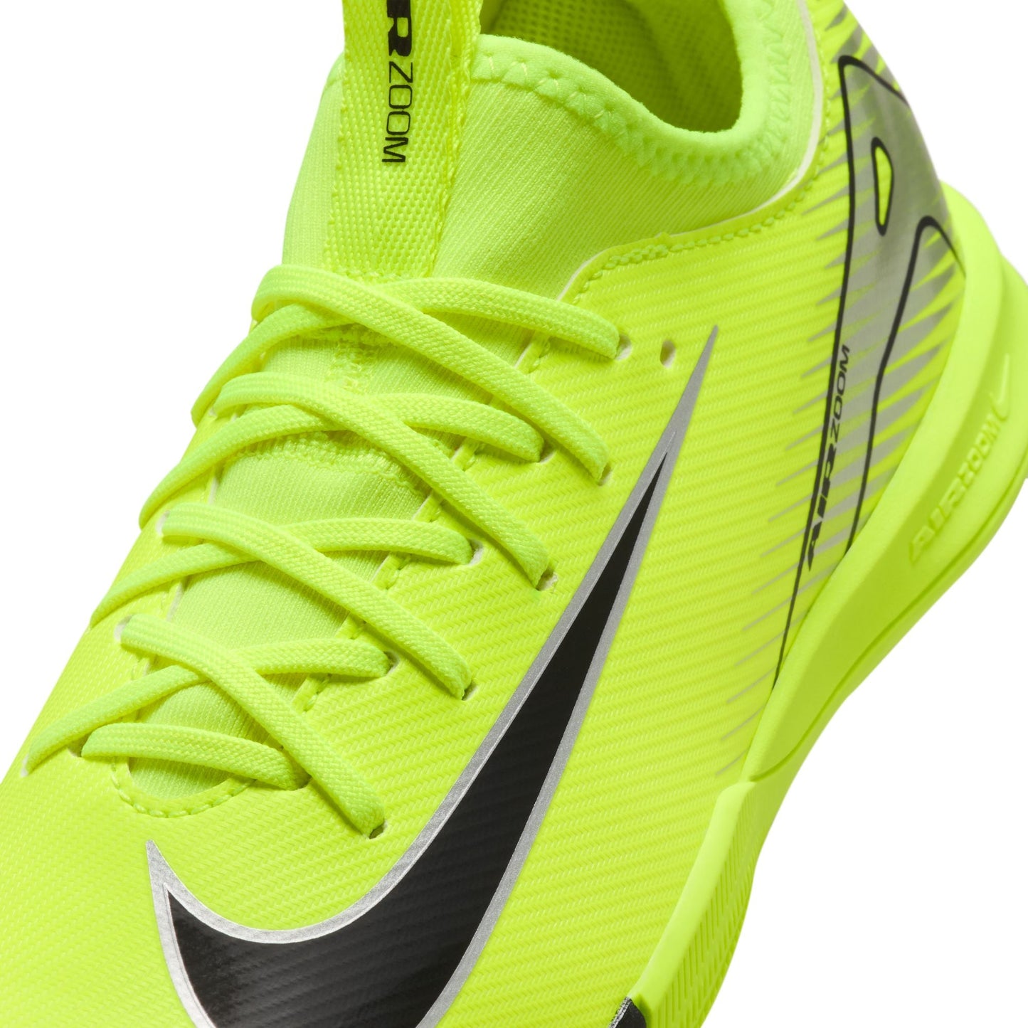 Nike Junior Zoom Mercurial Vapor 10 Academy IC Indoor Soccer Shoe - Volt/Black