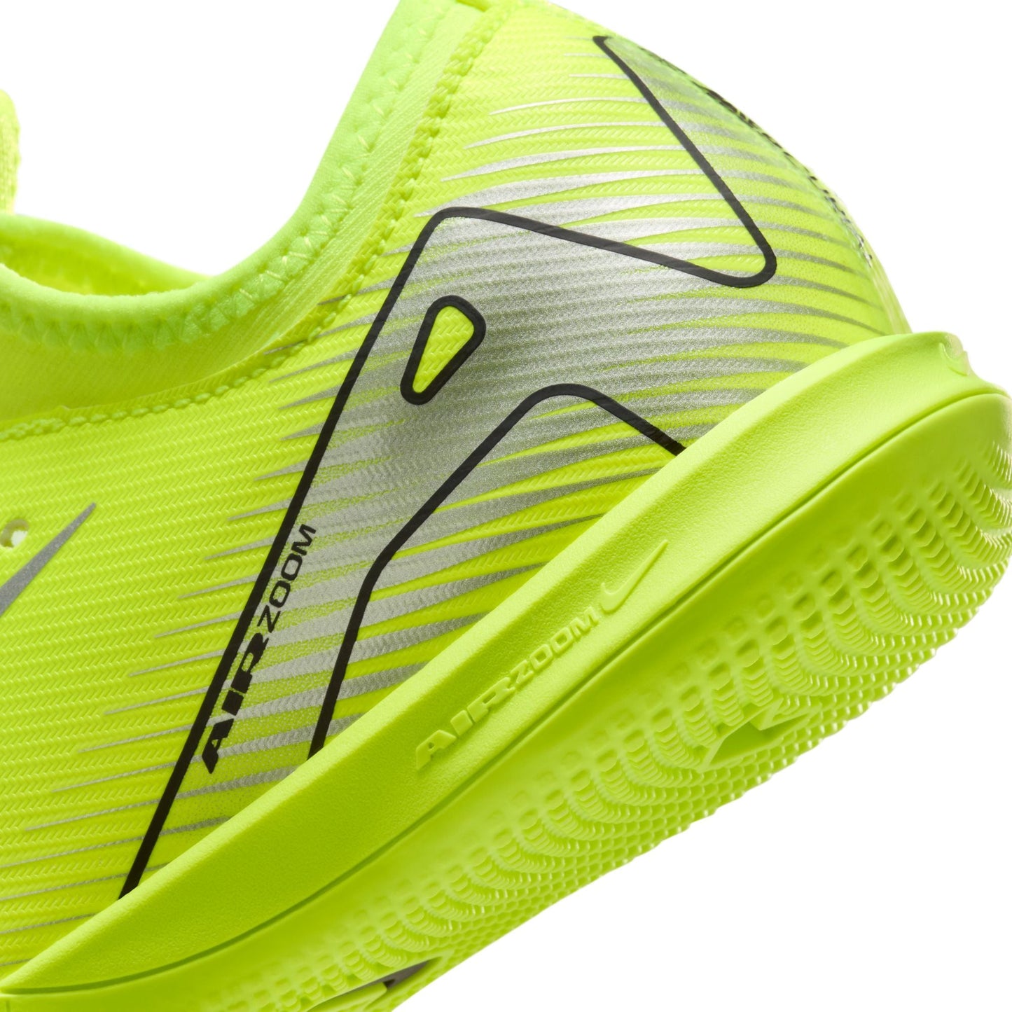 Nike Junior Zoom Mercurial Vapor 10 Academy IC Indoor Soccer Shoe - Volt/Black