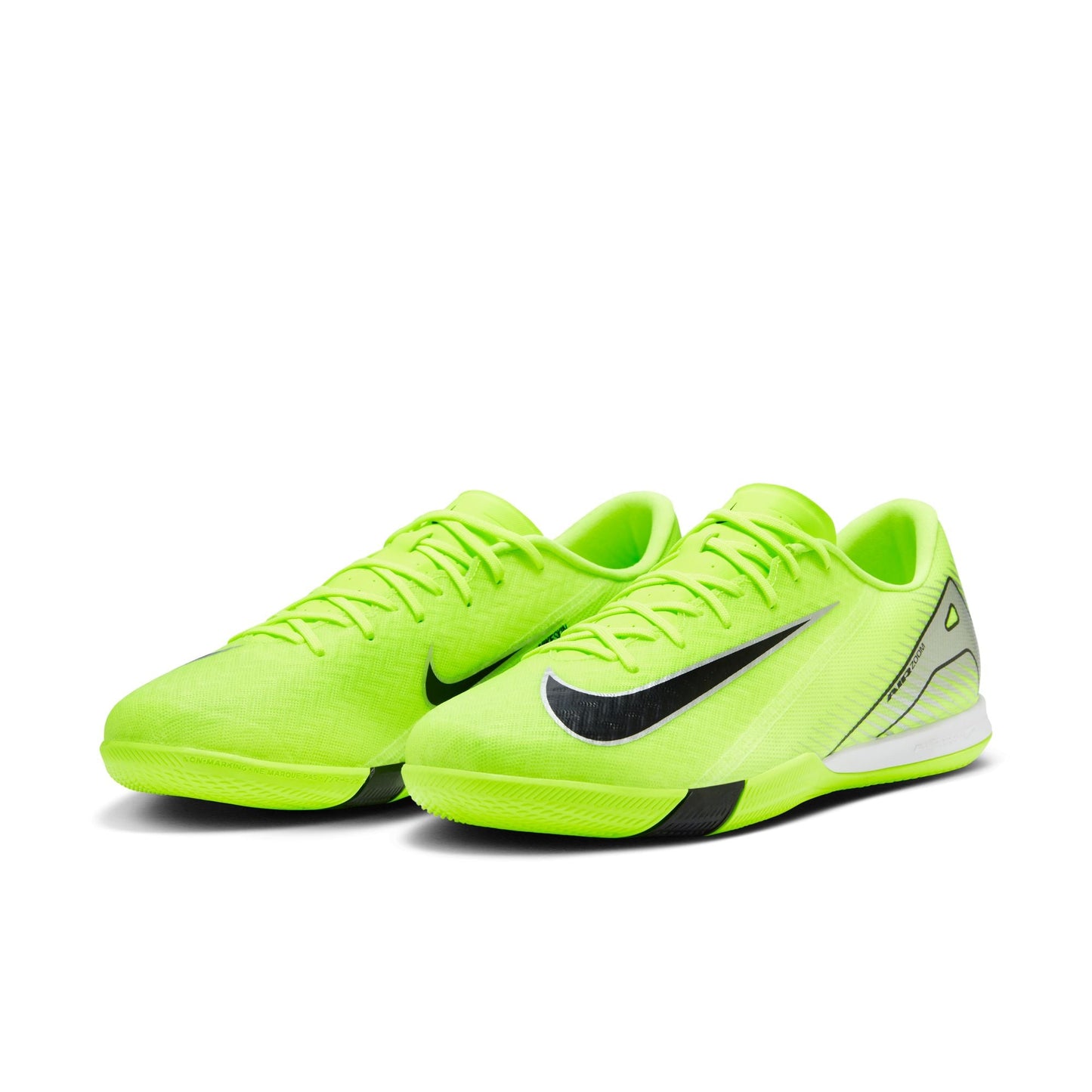 Nike Air Zoom Mercurial Vapor 16 Academy IC Indoor Soccer Shoe - Volt/Black