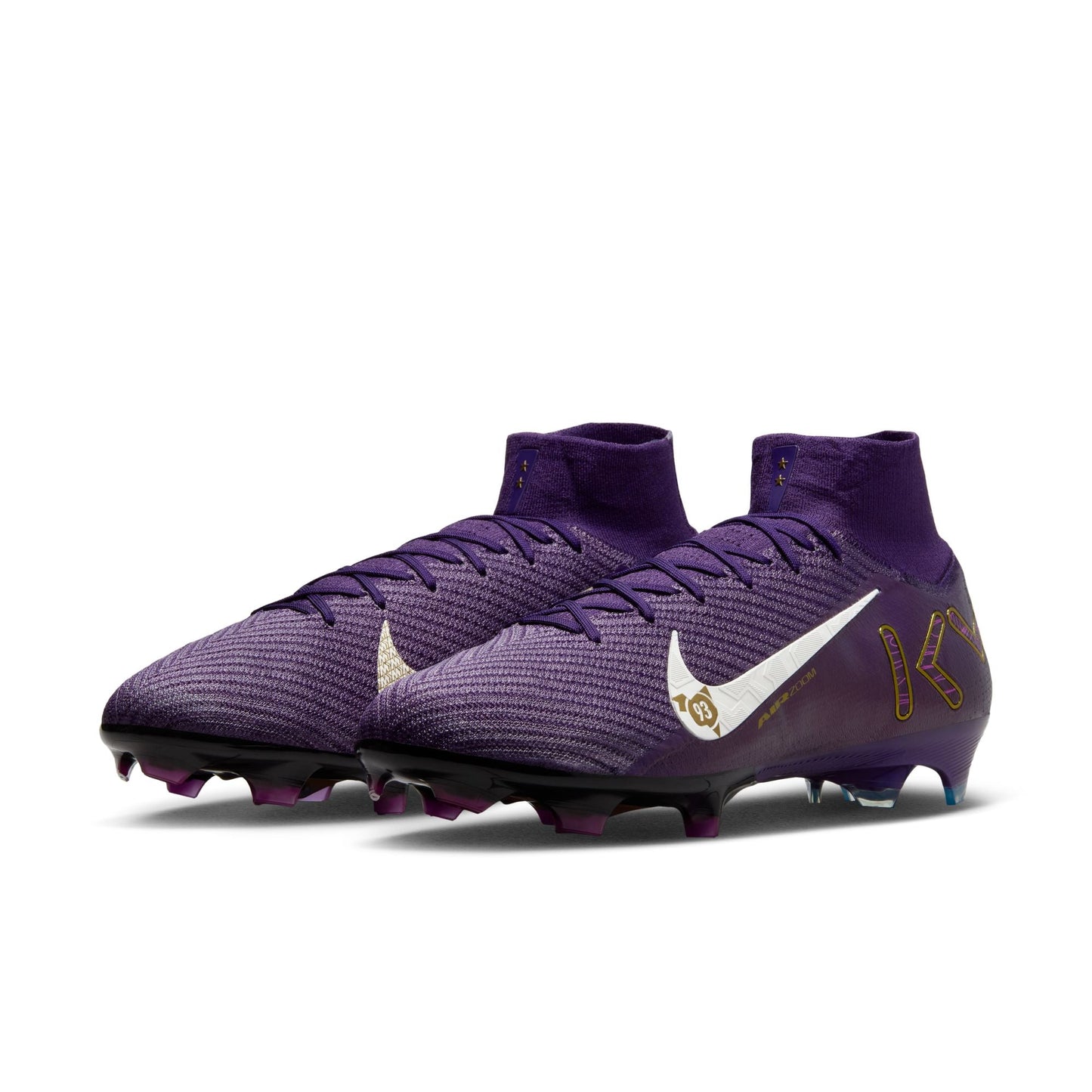 Nike Mercurial Superfly 10 Elite "Kylian Mbappé" FG Firm Ground Soccer Cleat -  Grand Purple/Pale Ivory
