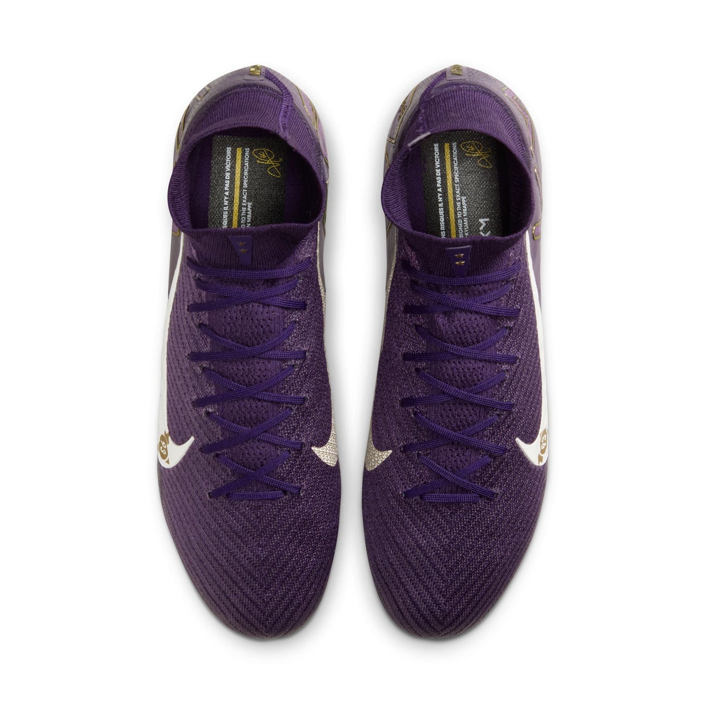 Nike Mercurial Superfly 10 Elite "Kylian Mbappé" FG Firm Ground Soccer Cleat -  Grand Purple/Pale Ivory