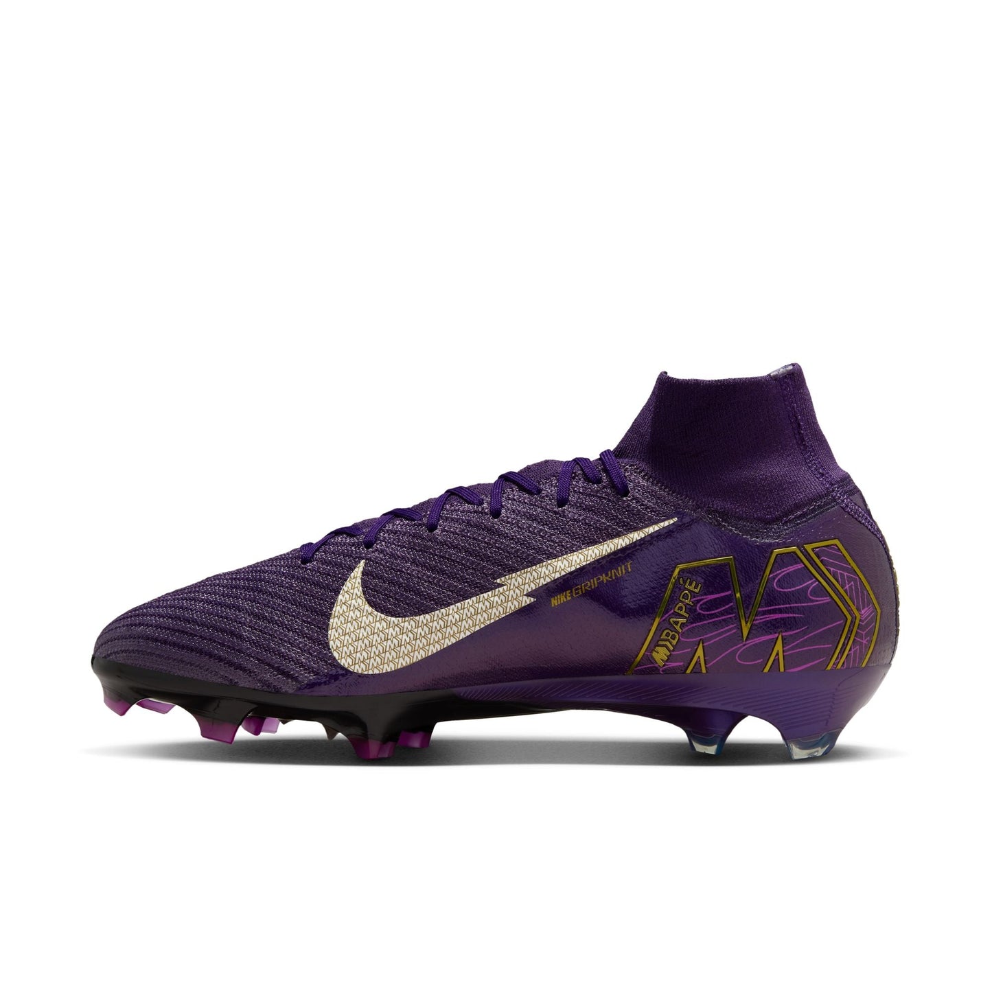 Nike Mercurial Superfly 10 Elite "Kylian Mbappé" FG Firm Ground Soccer Cleat -  Grand Purple/Pale Ivory