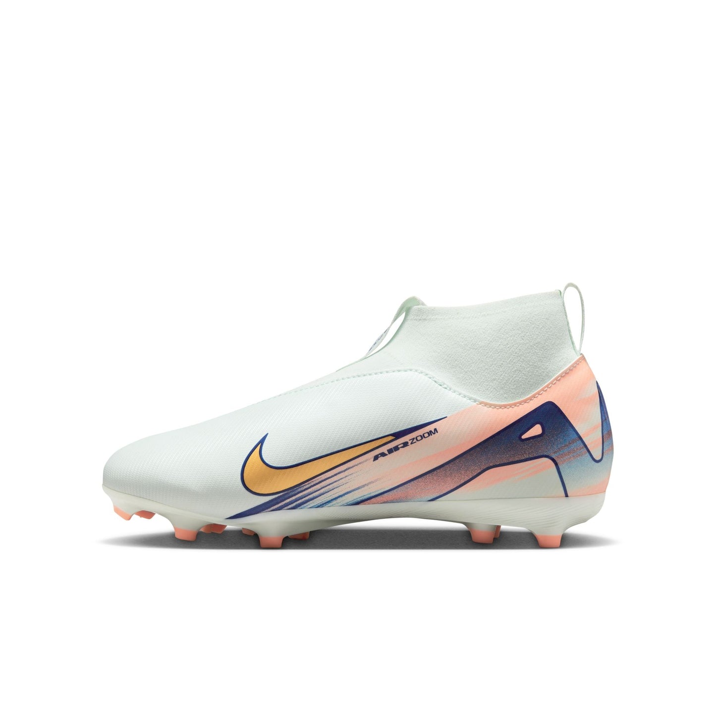 Nike Junior Superfly 10 Academy Mercurial Dream Speed FG Firm Ground Soccer Cleat - Barely Green/Metallic Gold Coin