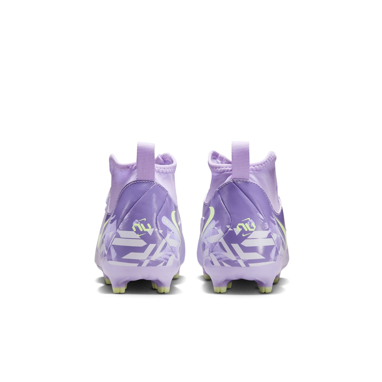 Nike United Junior Phantom Luna II Academy FG Firm Ground Soccer Cleat -Purple Agate/Barely Volt