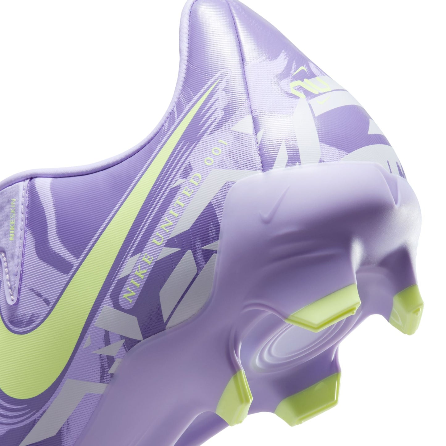 Nike United Phantom GX 2 Academy FG Firm Ground Soccer Cleat - Purple Agate/Barely Volt