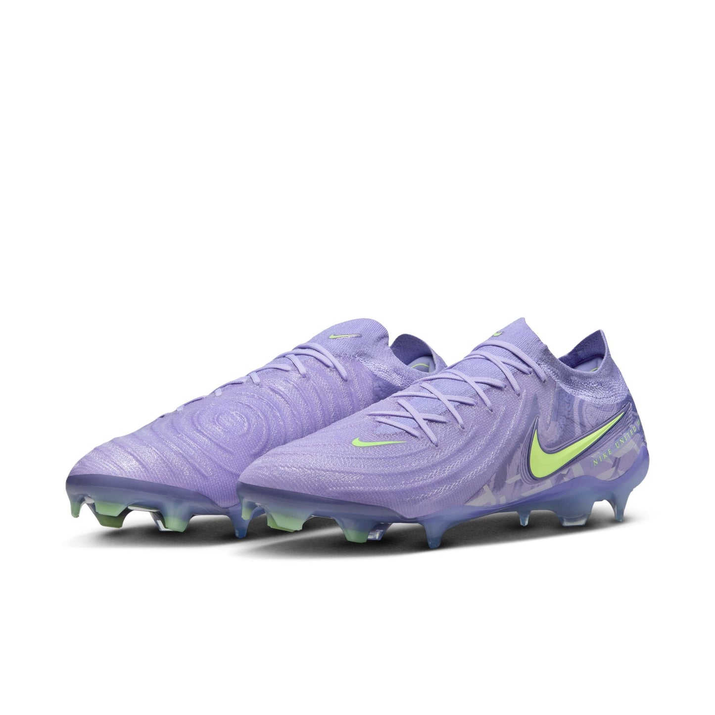 Nike United Phantom GX 2 Elite FG Firm Ground Soccer Cleat - Purple Agate/Barely Volt