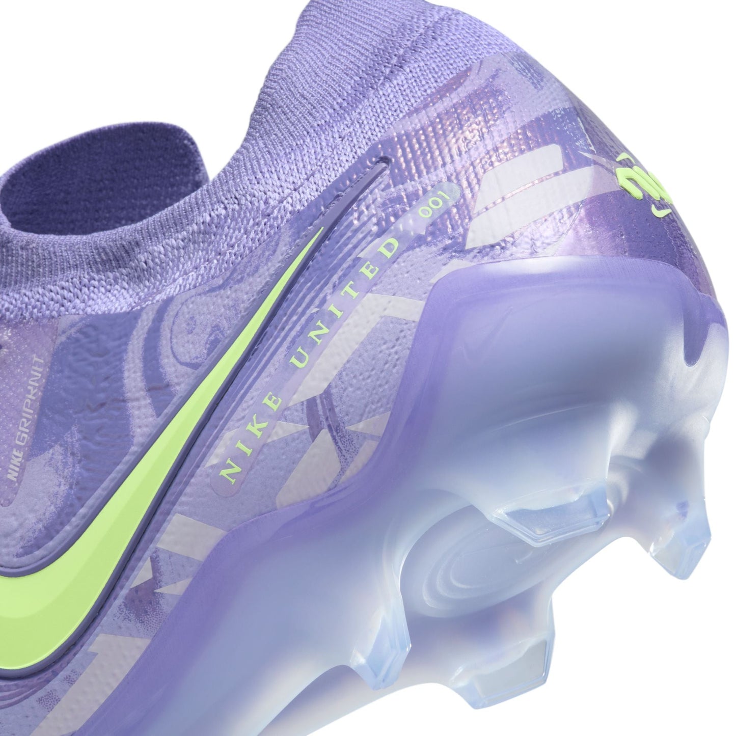 Nike United Phantom GX 2 Elite FG Firm Ground Soccer Cleat - Purple Agate/Barely Volt